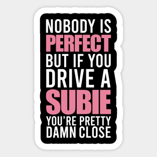 Subie Owners Sticker